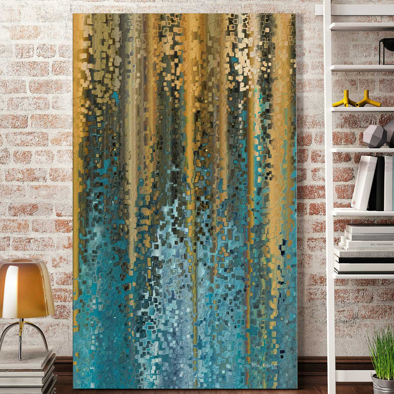 My Delight, Psalm 37:4 (Vertical) by Mark Lawrence - Painting on Canvas, Wrapped Canvas, 60" H x 36" W x 1.5" D