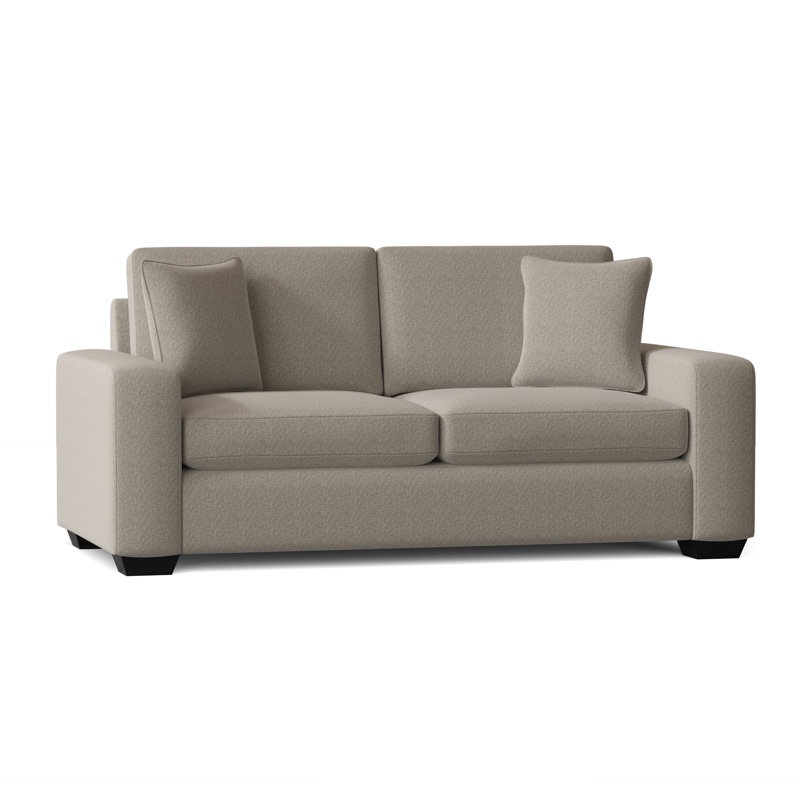 Anastase 79'' Upholstered Sofa, Espresso, Giovanna Moondust