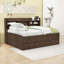 Lit de jour double avec tablettes, trois tiroirs et lit gigogne simple-1070995830