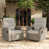 Coussin brun clair / structure grise est en rupture de stock