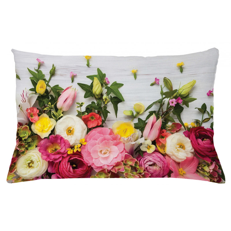 Housse de coussin lombaire intérieur/extérieur, 16 po x 26 po