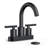 Celestine Centerset Bathroom Faucet with Drain Assembly, 2-handle Bathroom Sink Faucet-94818544