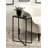 Everly Quinn Jaspur Narrow and Metal Rectangle Side Table-1861960010