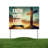 Sunday Worship - You’re Invited! Yard Sign by DC | 24"x18" Double Sided Church Garden Sign with 13” Metal Stakes | Outdoor Signs Waterproof for Lawn, Patio, Sidewalk & House | Set of 2 | Made in USA-137907638-137907627