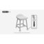 Tabouret de comptoir 24,25 po Munana-87749364