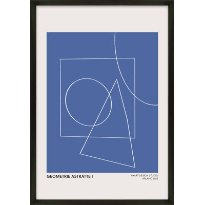 Caila "Geometric Abstraction in Blue" Print
