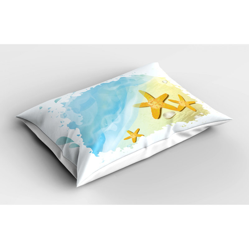 Starfish Polyester Sham Set, Twin