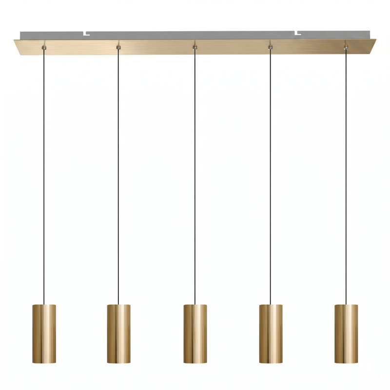 Bludovice 5 - Light Kitchen Island Pendant, Brass