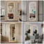 Miroir mural à DEL pleine longueur de forme irrégulière pour vestibule, chambre à coucher, salon