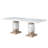 STACEY BEIGE DINING TABLE