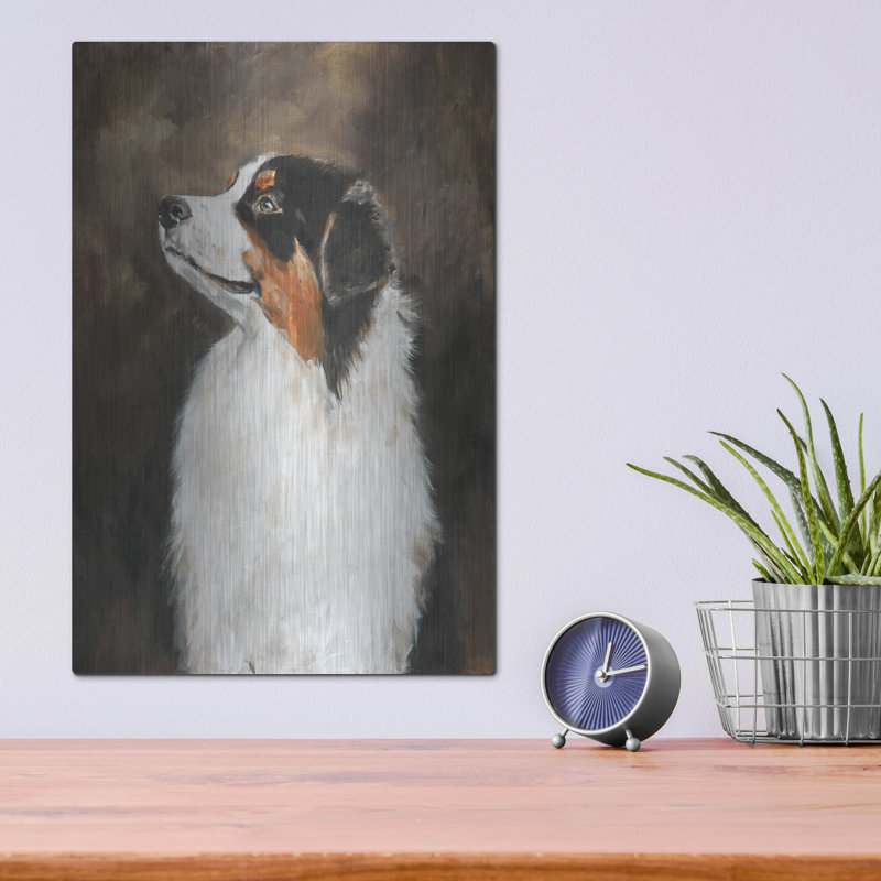 " Australian Shepherd " by Solveiga, 16" H x 12" W