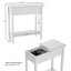 Console verrouillable Verrill - Tables de bout de salon 2 pièces avec compartiment de rangement à charnières caché et tablette inférieure-2025992312