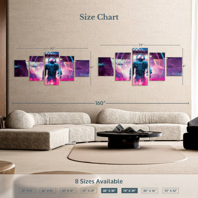 Astronaut And Spaceship