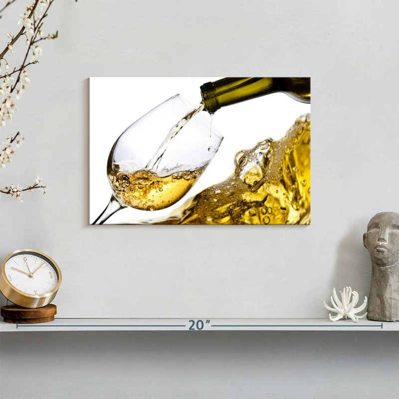 Yarlin White Wine Splash, 8" H x 12" W