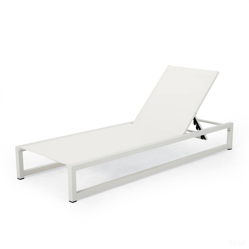 Venice Chaise Lounge, White