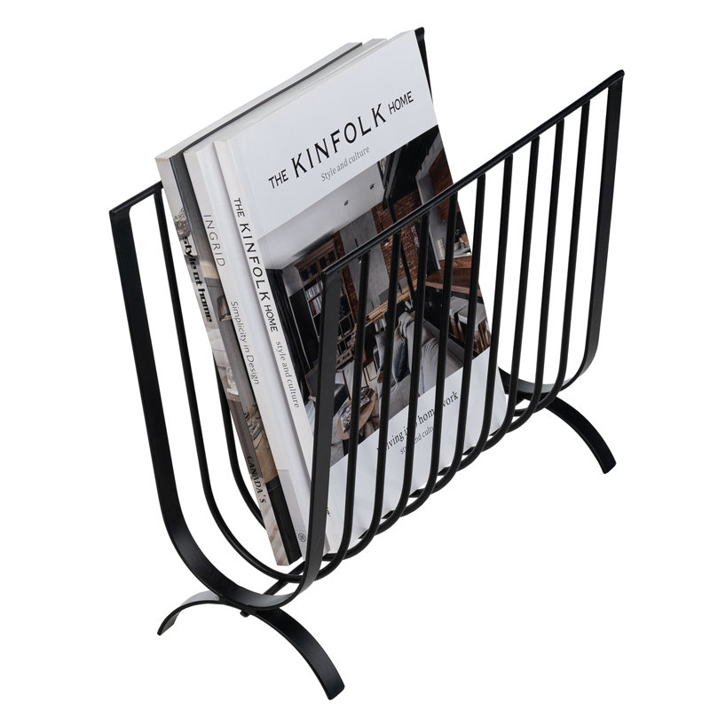 Metal Free Standing Magazine Rack