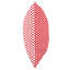 Coussin double face à motif de cœur