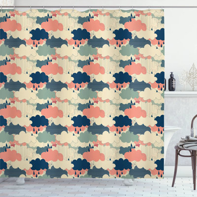 Gardena Shower Curtain with Hooks Included