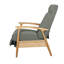 Modern Reclining Lounge Chair - Adjustable Backrest With Frame - Contemporary Living Room Accent-1735322728-1735322734