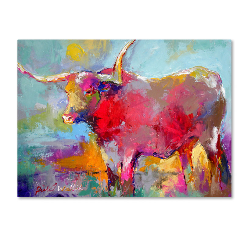 « art long », reproduction sur toile tendue, H 18 po x l 24 po