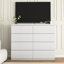 Commode 8 tiroirs pour chambre à coucher-775899782