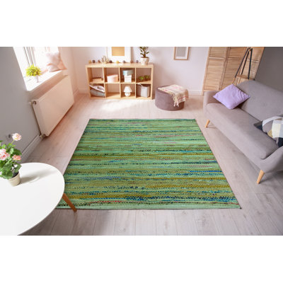 Cotton Abstract Indoor Rug