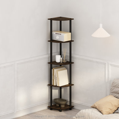 Bibliothèque de coin H 57,7 "x l 11,6" Shamblin