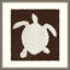 Cabin Collection Sea Turtle Framed Graphic Art
