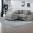 Space-saving Modular Sectionals, Durable Polyester Modern Design For Versatile Living Spaces