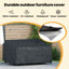 Outdoor Patio Bench Cover