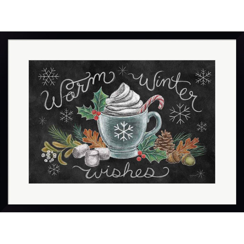 «Christmas Chalk VIII» par Mary Urban - reproduction de cadre photo