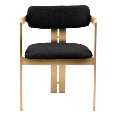 Fauteuil en velours Donato