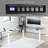 VIVO Electric Corner Standing Desk, L-Shaped Workstation-102434955-102434956