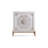Retro White Solid Wood Sideboard