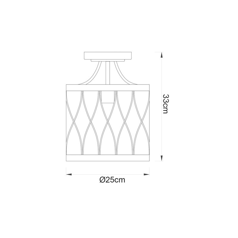 Wigbrecht Semi Flush Mount
