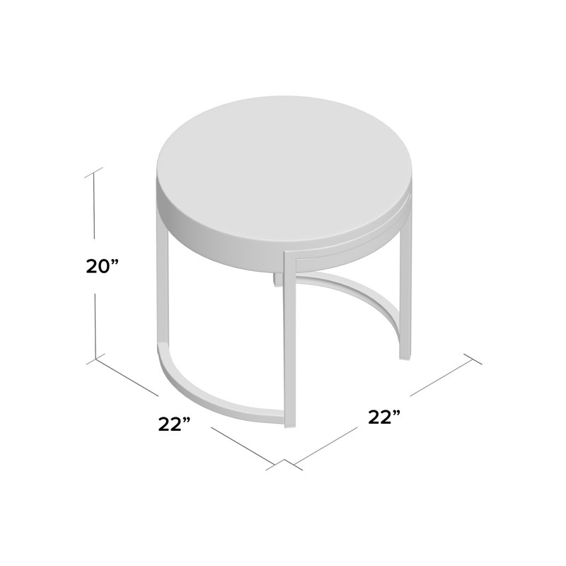 Beal End Table, Walnut