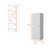Miami Single Door Pantry, Four Shelves