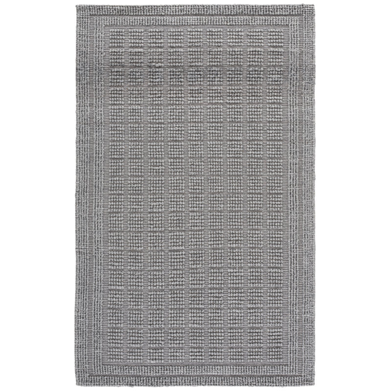 Laine tissée à la main Natura Coton Tapis d'intérieur recyclé P.E.T, Rectangle de 5 pi x 8 pi