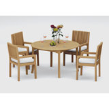 Maldives Outdoor 5 - Piece Teak Dining Set