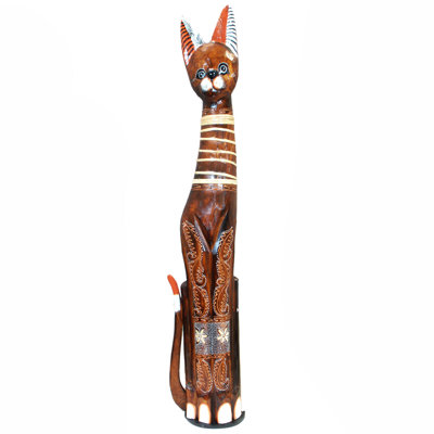 Statue en rotin Manis