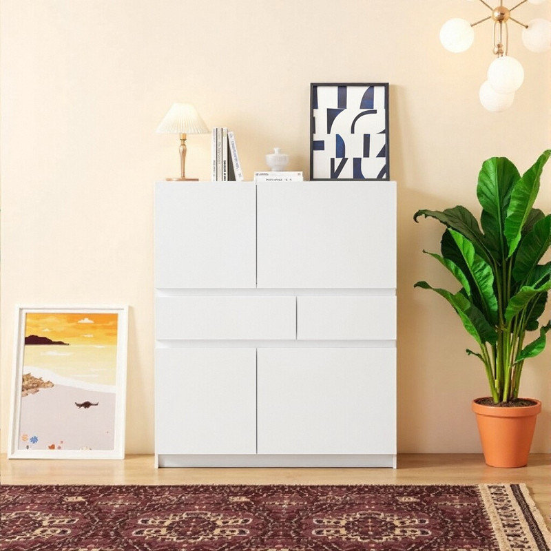 40 inch dresser Benzara Rex Modern Upholstered Dresser, 6 Drawers, Crystal Handles, Pink Designed with 3 roomy drawers Ebern Designs 40 Inch Storage