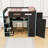 Full Wood Loft Bed With Desk, Storage Shelves, Wardrobe, USB Port And LED Light-640688372