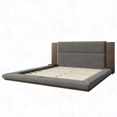 Floor Upholstered Platform Bed