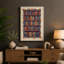 Bookshelf in Colour Modern - Wrapped Canvas-1741670908-1741670906