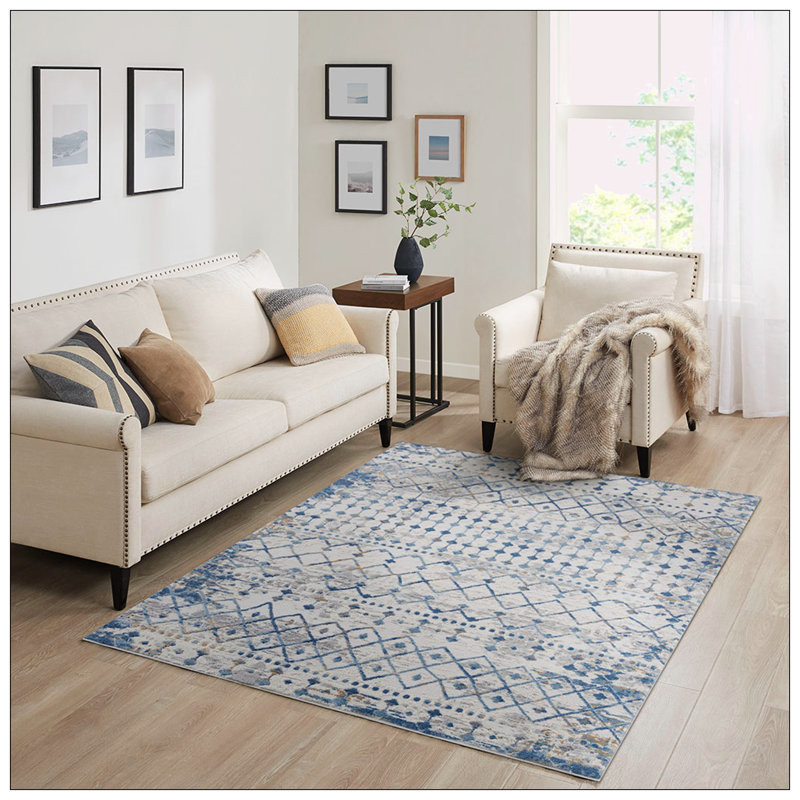 Tapis marocain marocain, Rectangle 6 pi 6 po x 9 pi