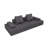 Boneless Sofa Couch For Living Room, Modern Loveseat Sofa With Extra Deep Seats, Comfy Armrests, Couches