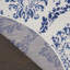 Bleu Damas businge/Tapis décoratif blanc-550308405