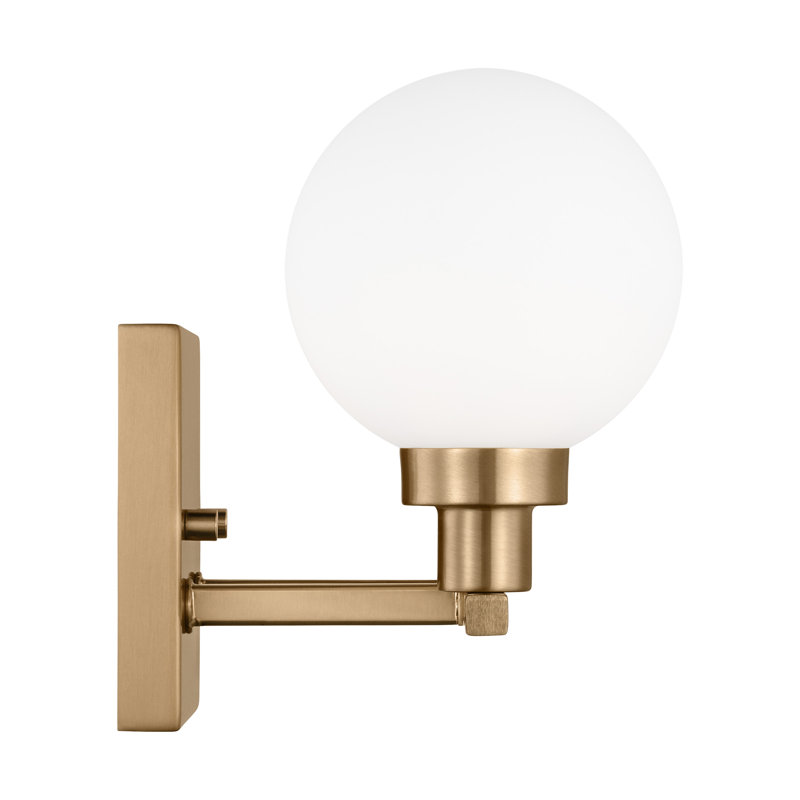 2 - Light Vanity Light, Satin Brass