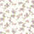 Blanc cassé / rose / mauve / vert