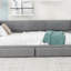 Lit de jour simple tapissier très grand avec deux tiroirs, gris-1739303655